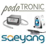 Фрезера для педикюра, c пылесосом, спреем, Podotronic (Германия) и Saeyang (Южная Корея)