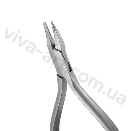 Щипцы без насечки для изгиба проволоки в петлю Омега, короткие 135 мм, Medesy 3000/98
