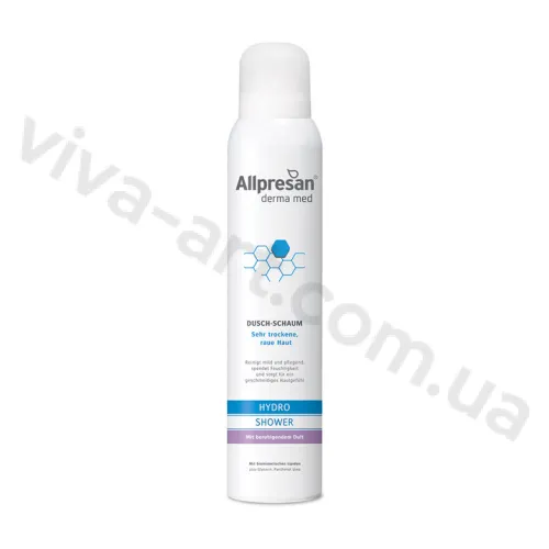 Зволожувальна пінка для душу Заспокійлива Allpresan Derma med HYDRO SHOWER, 200 мл