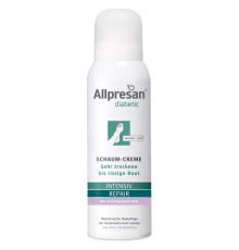 Крем-пена для сухой, потрескавшейся кожи стоп и голеней диабетиков, Allpresan Diabetic Intensive+Repair, успокаивающая