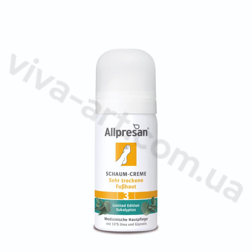 Крем-пена для сухой кожи стоп с Эвкалиптом Allpresan Foot Special No. 3 Foam Creamm