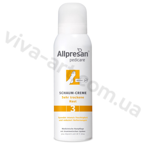 Крем-піна для сухої шкіри стоп Allpresan Foot Special No. 3 Foam Cream