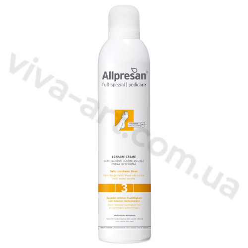 Крем-піна для сухої шкіри стоп Allpresan Foot Special No. 3 Foam Cream, 300 мл