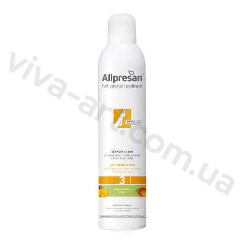 Крем-пена для очень сухой кожи стоп с ароматом Манго Allpresan Foot Special No. 3 Foam Cream