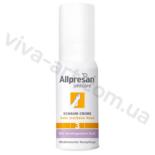 Крем-пена для очень сухой кожи стоп с успокаивающим ароматом Allpresan Foot Special No. 3 Foam Cream