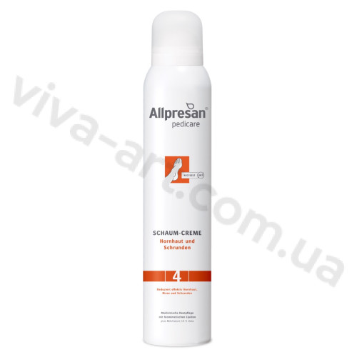 Крем-піна для потрісканої шкіри стоп Allpresan Foot Special No. 4 Foam Cream, 200 мл