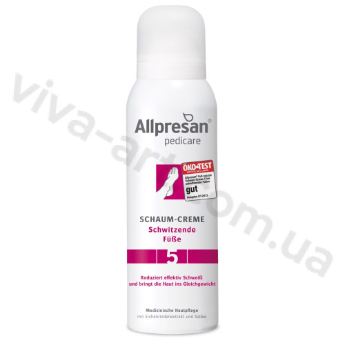 Крем-пена для стоп с повышенной потливостью Allpresan Foot Special No. 5 Foam Cream, 125 мл