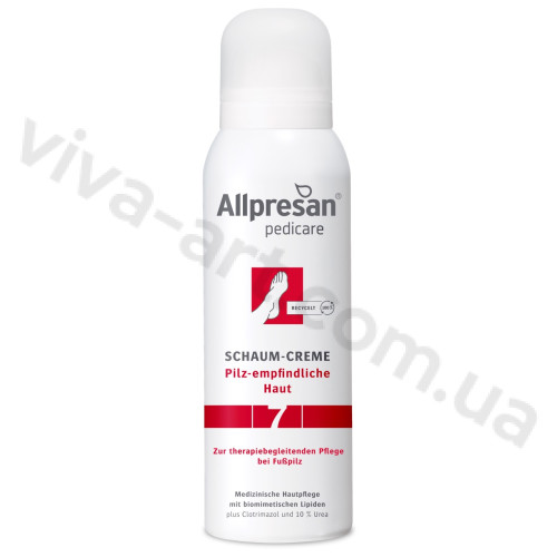 Крем-пена для ног против грибковых инфекций Allpresan Foot Special No. 7 Original Foam Cream