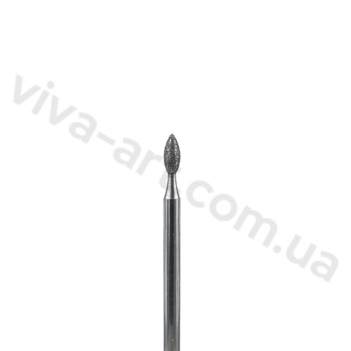 Алмазная насадка капля, средний абразив, 2.3 мм, Diaswiss (Швейцария)
