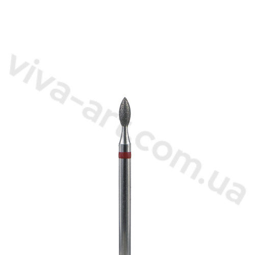 Алмазная насадка капля, финишная абразивность, 2.3 мм, Diaswiss (Швейцария)