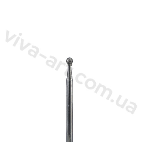 Алмазная насадка шарик, средний абразив, 2.3 мм, Diaswiss (Швейцария)