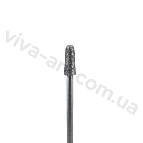 Алмазна насадка заокруглений конус, середній абразив, 4 мм, Diaswiss (Швейцарія)