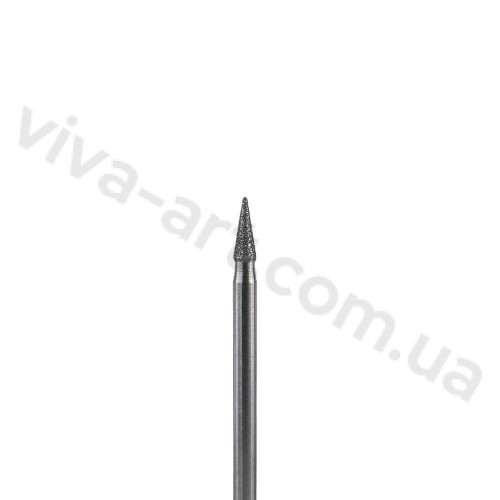 Алмазная насадка остроконечный конус, средняя абразивность, 2.3 мм, Diaswiss (Швейцария)