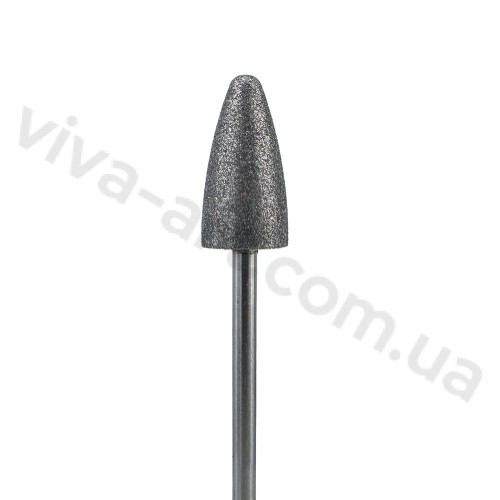 Алмазна насадка заокруглений конус, середня абразивність, 8 мм, Diaswiss (Швейцарія)