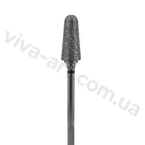 Алмазная насадка скругленный конус, грубый абразив, 6.3 мм, Diaswiss (Швейцария)
