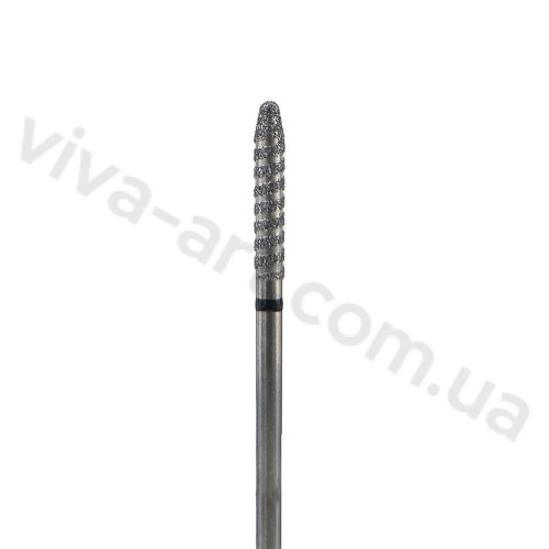 Алмазная насадка конус турбо, грубая абразивность, 2.7 мм, Diaswiss (Швейцария)