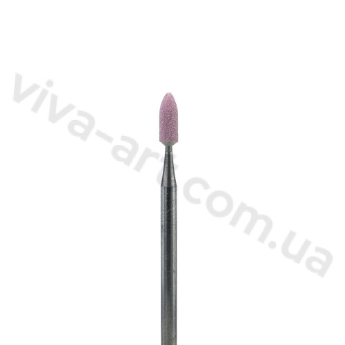 Камень свеча для маникюра розовый, 2,5 мм, Meisinger (Германия)