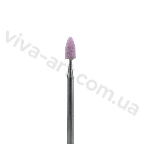 Камень свеча средняя для маникюра розовый, 3.5 мм, Meisinger (Германия)