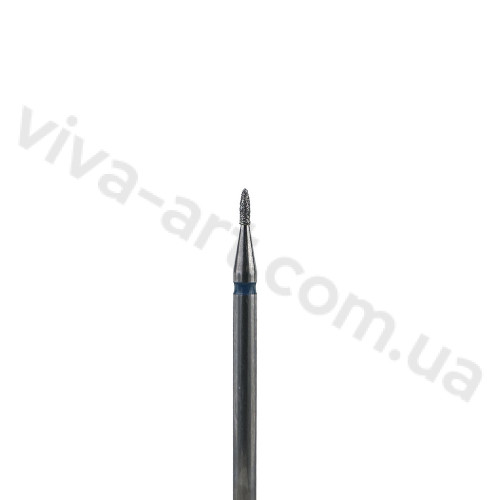 Алмазная насадка острый конус микро, средний абразив, 1 мм, Meisinger (Германия)
