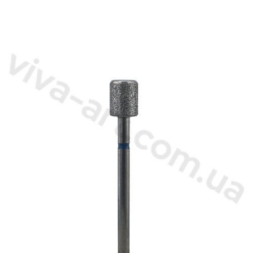 Алмазная насадка цилиндр с закругленным торцом, средний абразив, 5.5 мм, Meisinger (Германия)