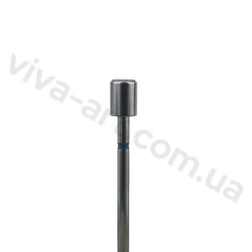 Алмазная насадка цилиндр, покрытие только с торца, средний абразив, 5 мм, Meisinger (Германия)