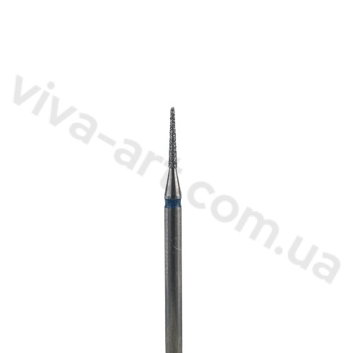 Алмазная насадка скругленный конус, средний абразив, 1.2 мм, Meisinger (Германия)