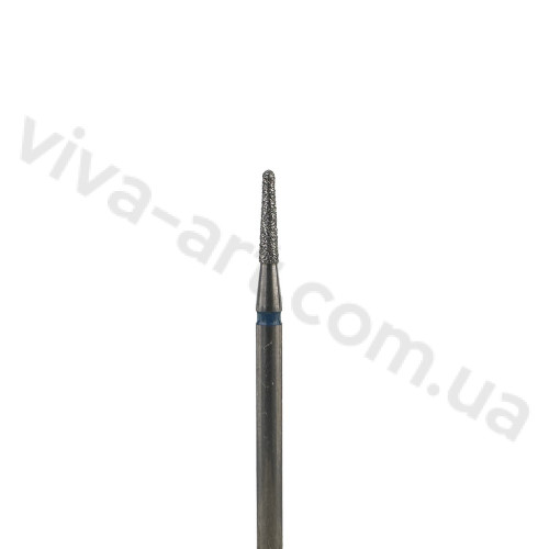 Алмазная насадка скругленный конус, средний абразив, 1.8 мм, Meisinger (Германия)