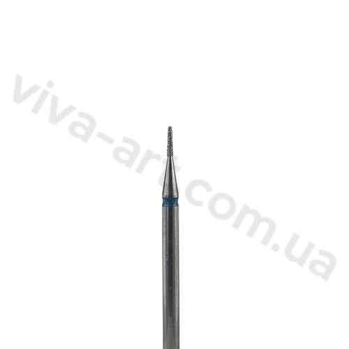 Алмазная насадка скругленный конус, средний абразив, 0.9 мм, Meisinger (Германия)