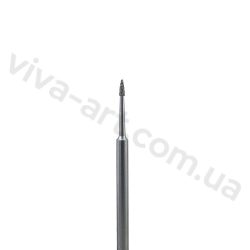 Алмазная насадка острый конус микро, средний абразив, 1 мм, Meisinger (Германия)