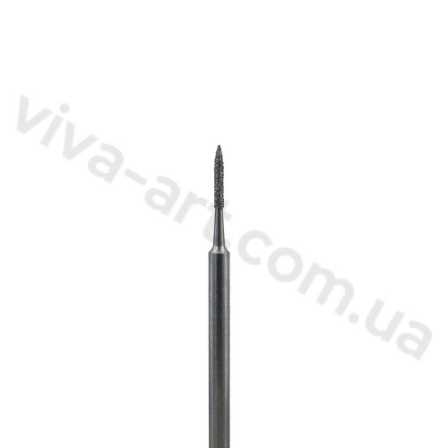 Алмазная насадка свеча, средний абразив, 1 мм, Meisinger (Германия)