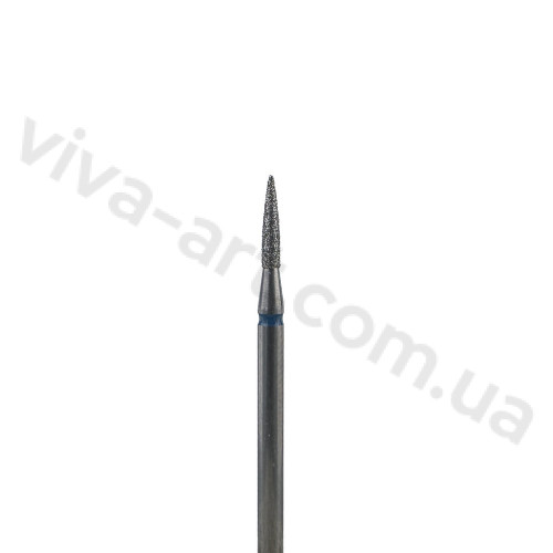 Алмазная насадка свеча, средний абразив, 1.6 мм, Meisinger (Германия)