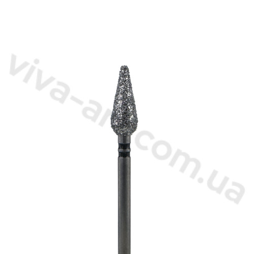 Алмазная насадка скругленный конус, супер грубый абразив, 5 мм, Meisinger (Германия)