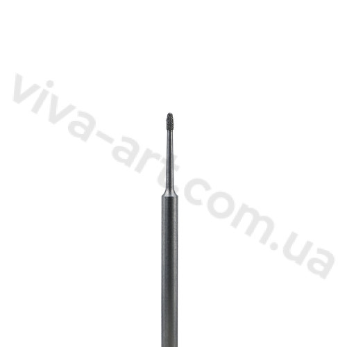 Алмазная насадка скругленный конус для кутикулы, средний абразив, 1 мм, Meisinger (Германия)