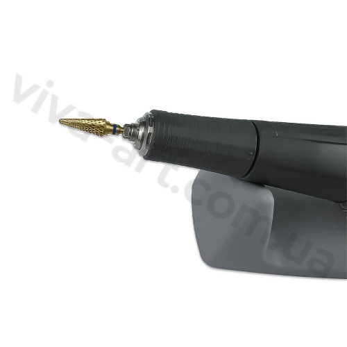 Фреза конус скругленный, нитрид титановое покрытие, средняя насечка, 6 мм, Diaswiss (Швейцария)