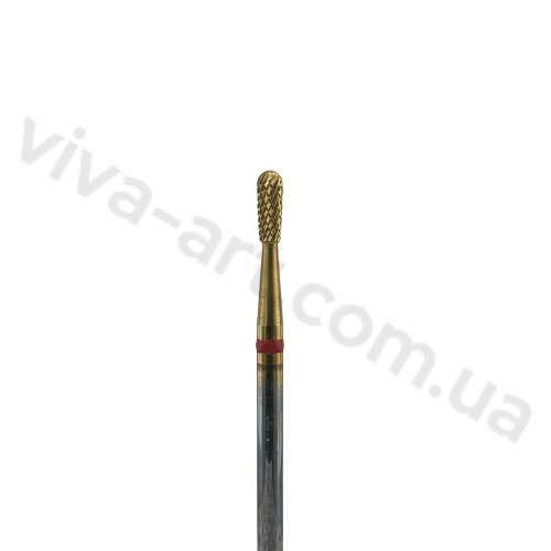 Фреза крапля, нітрид титанове покриття, дрібна насічка, 2.3 мм, Diaswiss (Швейцарія)