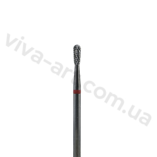 Фреза капля, мелкая насечка, 2.3 мм, Diaswiss (Швейцария)