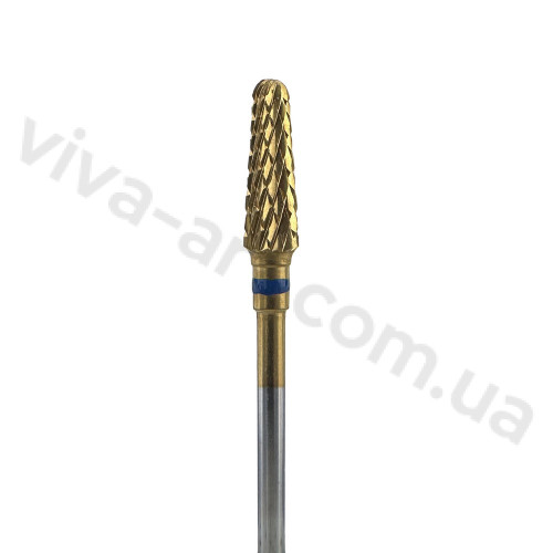 Фреза конус звужений, нітрид титанове покриття, велика насічка, 4.5 мм, Diaswiss (Швейцарія)