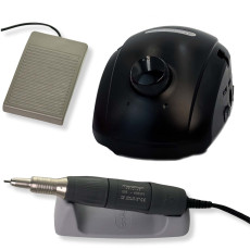 Фрезер для маникюра Marathon-3 Champion черный с ручкой H35SP1 35000 об./мин. 45вт с педалью