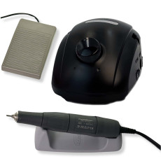 Фрезер для манікюру New Marathon-3 Champion чорний з ручкою H37L1 35000 об./хв. 45вт з педаллю