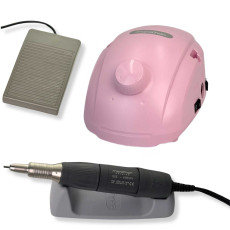Фрезер для маникюра Marathon-3 Champion New розовый с ручкой H35SP1 35000 об./мин. 45вт с педалью 