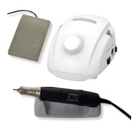 Фрезер для манікюру Marathon 3 Champion білий з ручкою H37LSP 35000 об./хв. 45вт з педаллю