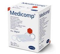 Салфетка из нетканого материала Medicomp® / Медикомп 5см х 5см, упаковка