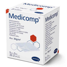 Серветка з нетканого матеріалу Medicomp® / Медікомп 5см х 5см, упаковка