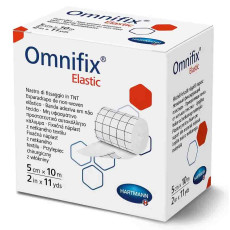 Пластир еластичний фіксуючий на нетканій основі Omnifix® Elastic / Омніфікс Еластік 5см х 10м, 1шт