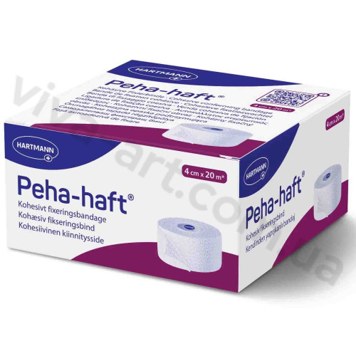 Бинт когезивный фиксирующий Peha-haft® / Пеха-хафт 4см х 20м, 1шт