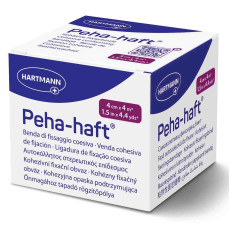Бинт когезивний фіксуючий Peha-haft® / Пеха-хафт 4см х 4м, 1шт