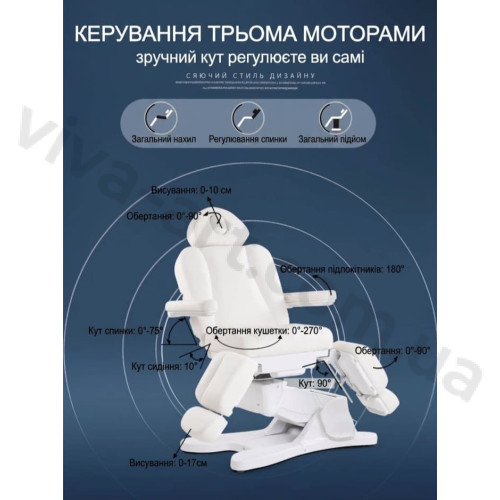 Педикюрне крісло DP-G901С