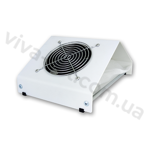 Nailtronic NT120 - Витяжка для манікюру настільна, з мішком, Біла