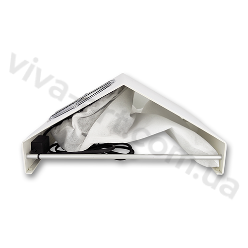 Nailtronic NT150 - Витяжка для манікюру настільна, з мішком, Біла