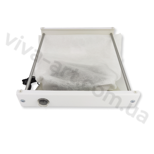 Nailtronic NT150 - Витяжка для манікюру настільна, з мішком, Біла